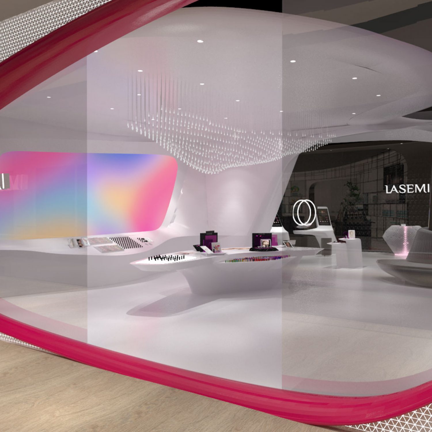 semilac warszawa projekt salonu