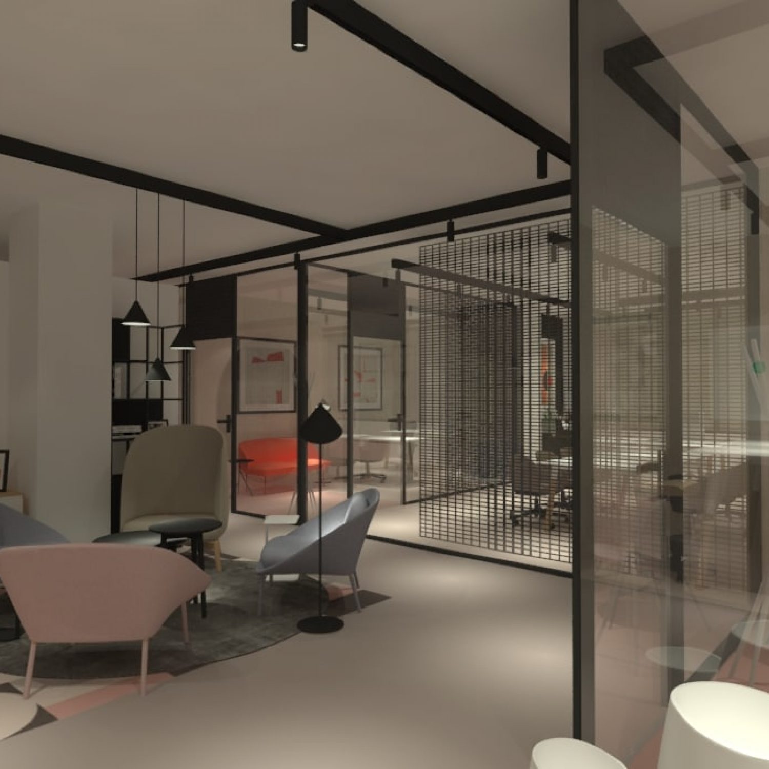 projektowanie przestrzeni biurowych architekt